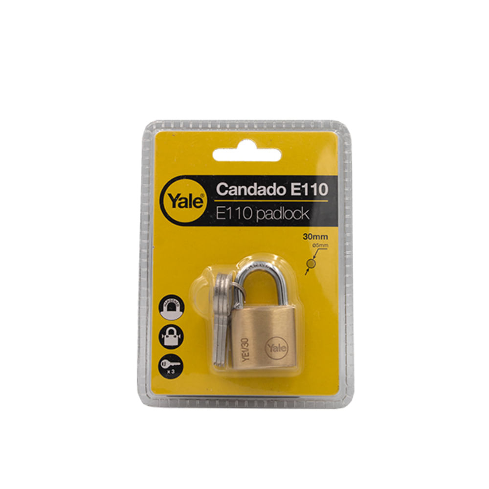 Candado Y110 Arco Bronce 30mm (Blister) Yale