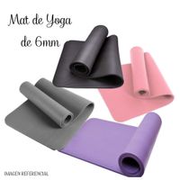 Mat de Yoga de 6mm para hacer Ejercicios