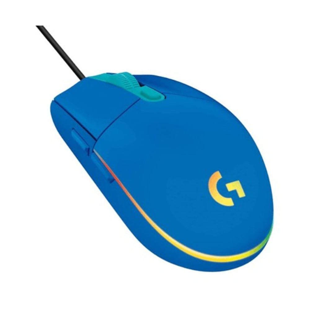Mouse Logitech G203 Gamer 8000dpi Usb Ambidiestro Rgb