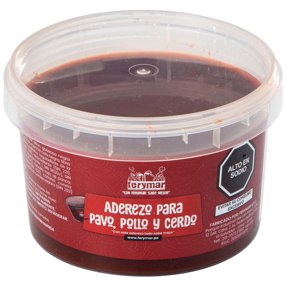 Aderezo para Pavo, Pollo y Cerdo FERYMAR Pote 250g