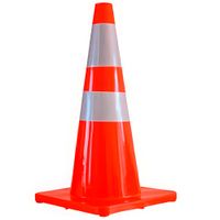Cono de Seguridad PVC 90cm Plástico