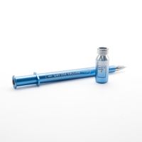 Rompe Ampolla Tipo Lapicero LED Estilo Metalizado Azul Acero