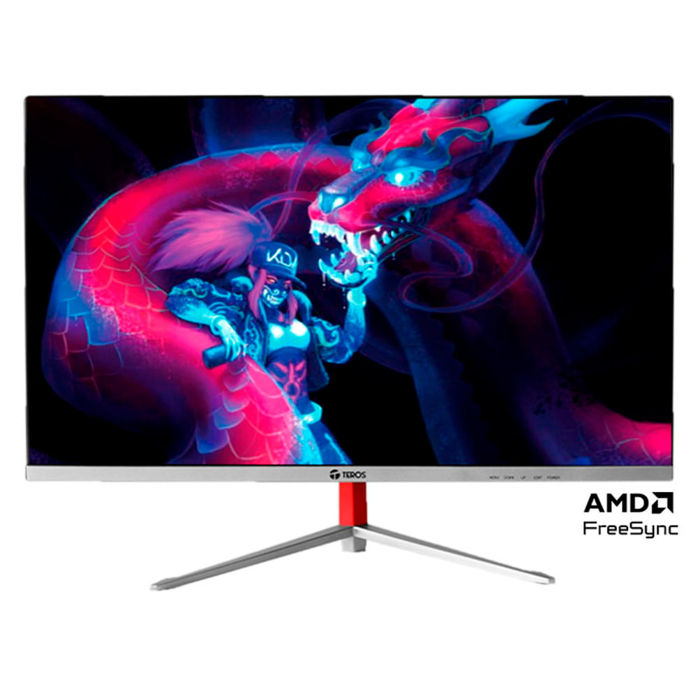 Monitor curvo TEROS TE-2401S, 23.8"" FHD VA, HDMI, VGA