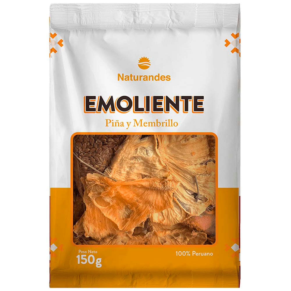 Emoliente NATURANDES Piña y Membrillo Deshidratados Bolsa 150g