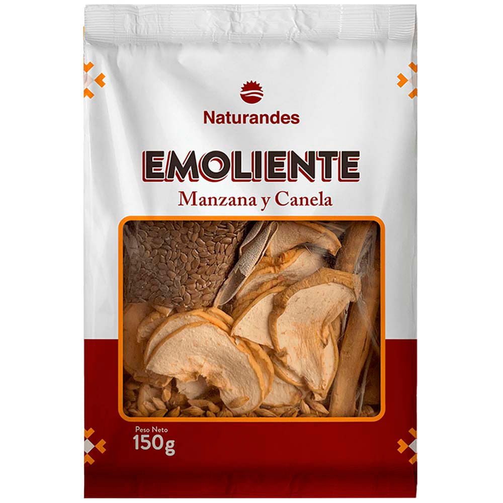 Emoliente Canela y Clavo NATURANDES Manzana Deshidratada Bolsa 150g