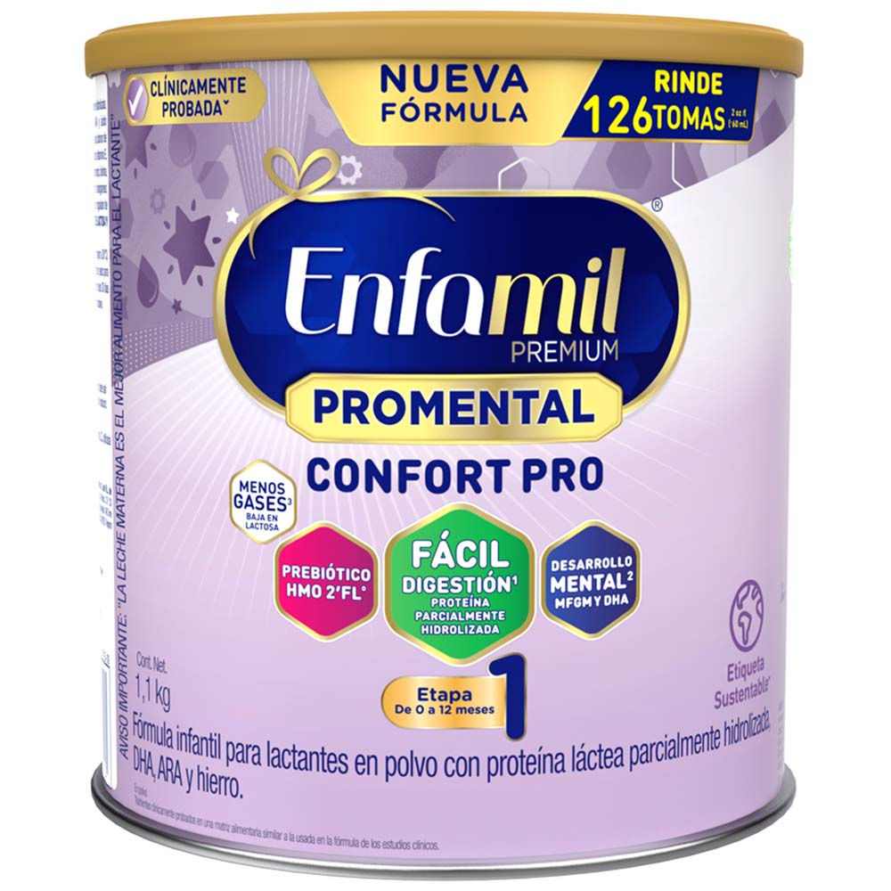 Fórmula Infantil ENFAMIL Premium Promental Confort Lata 1.1Kg