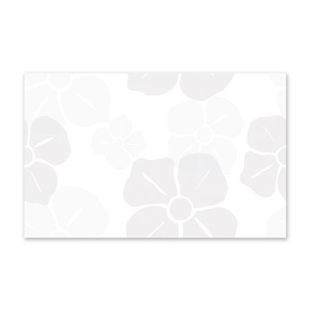 Pared lisa Flor Blanca 25x40cm 1.5m2 Orange