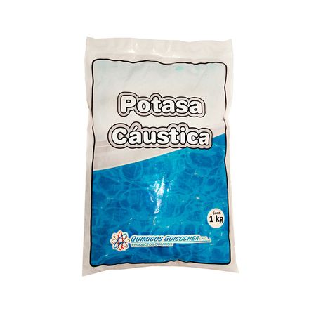 Potasa Caustica en Escamas 1kg Uso Industrial