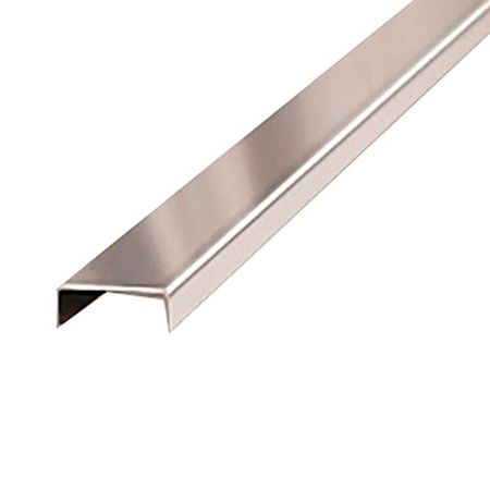 Listel de acero 304 8K Espejo 3.5cm x 2.44m Euroborde