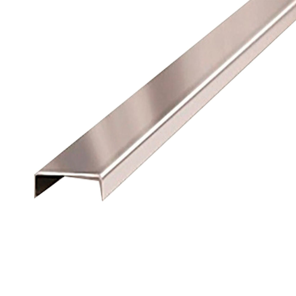 Listel de acero 304 8K Espejo 3.5cm x 2.44m Euroborde