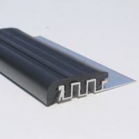 Rodopaso Aluminio con Antideslizante Negro x 2.40m Euroborde