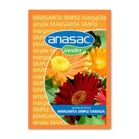 Semillas de Margarita Simple mix en sobre Hortus