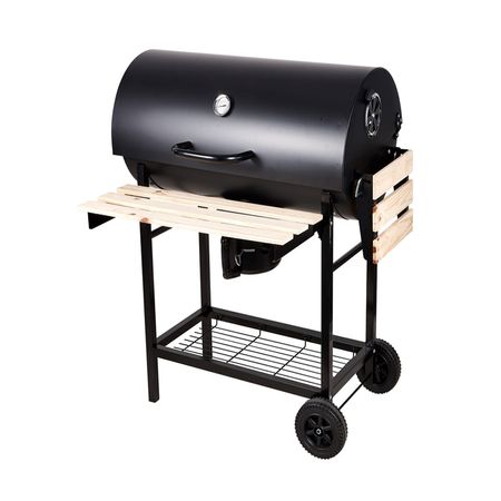 Parrilla a carbón recta con bandejas pequeña Orange