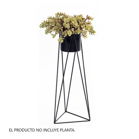 Macetero alto triangular mediano Orange