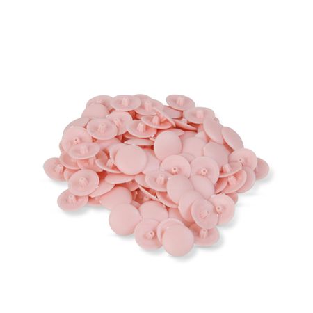 Tapa para tornillo a presión Rosado Bebé x 100 unidades Zender