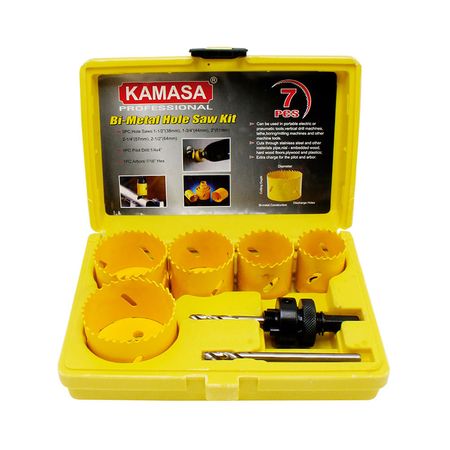 Juego sierra copa Bi-metal x 7 piezas Kamasa