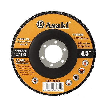 Disco de lijas para pulir 115 P100 Kamasa