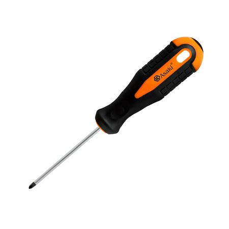 Desarmador estrella acero PH0 x 75mm Kamasa