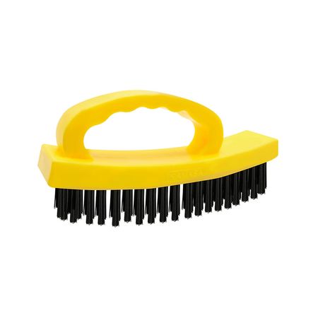 Escobilla de Fierro Kamasa 6 x 15 Amarillo con Mango Ergonómico