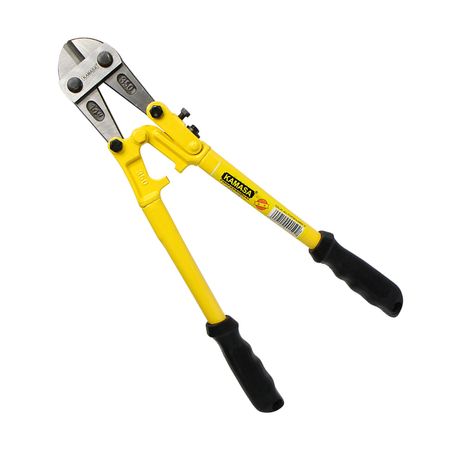 Cizalla con cuchilla en acero y mango de goma Kamasa