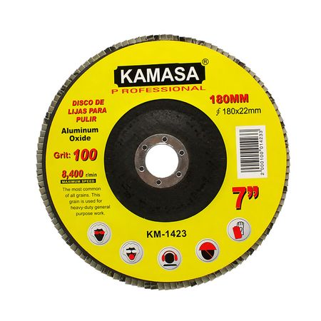 Disco de lijas 100 x 180mm x 22 Kamasa