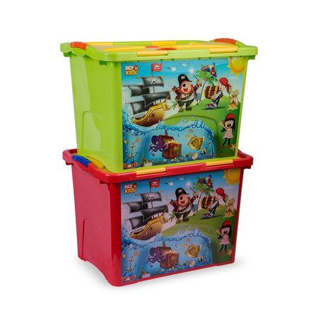 Baúl Móvil Decorado Niño Reyplast Lock #70