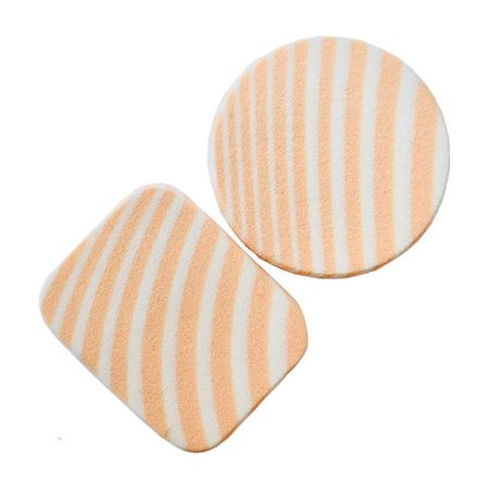 Esponja Facial Orange Maquillaje Poroso Multicolor