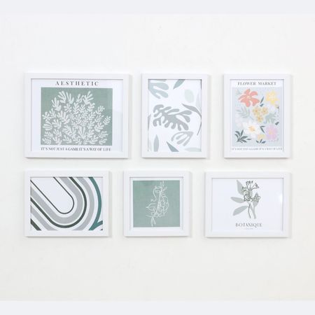 Set de 6 Portarretratos Blancos Orange