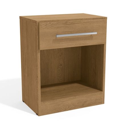 Velador Oslo 1 cajón MDP Maple Orange