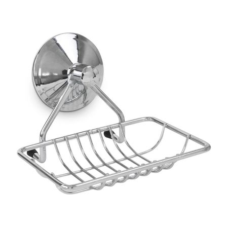 Jabonera cromada con chupón Orange