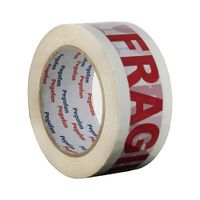 Cinta De Embalaje Logo Fragil 48 mm x 100 Mt