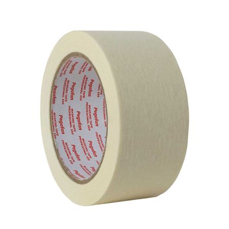 Cinta Masking Tape Profesional 550 Papel Blanco 48mm x 50m Pegafan