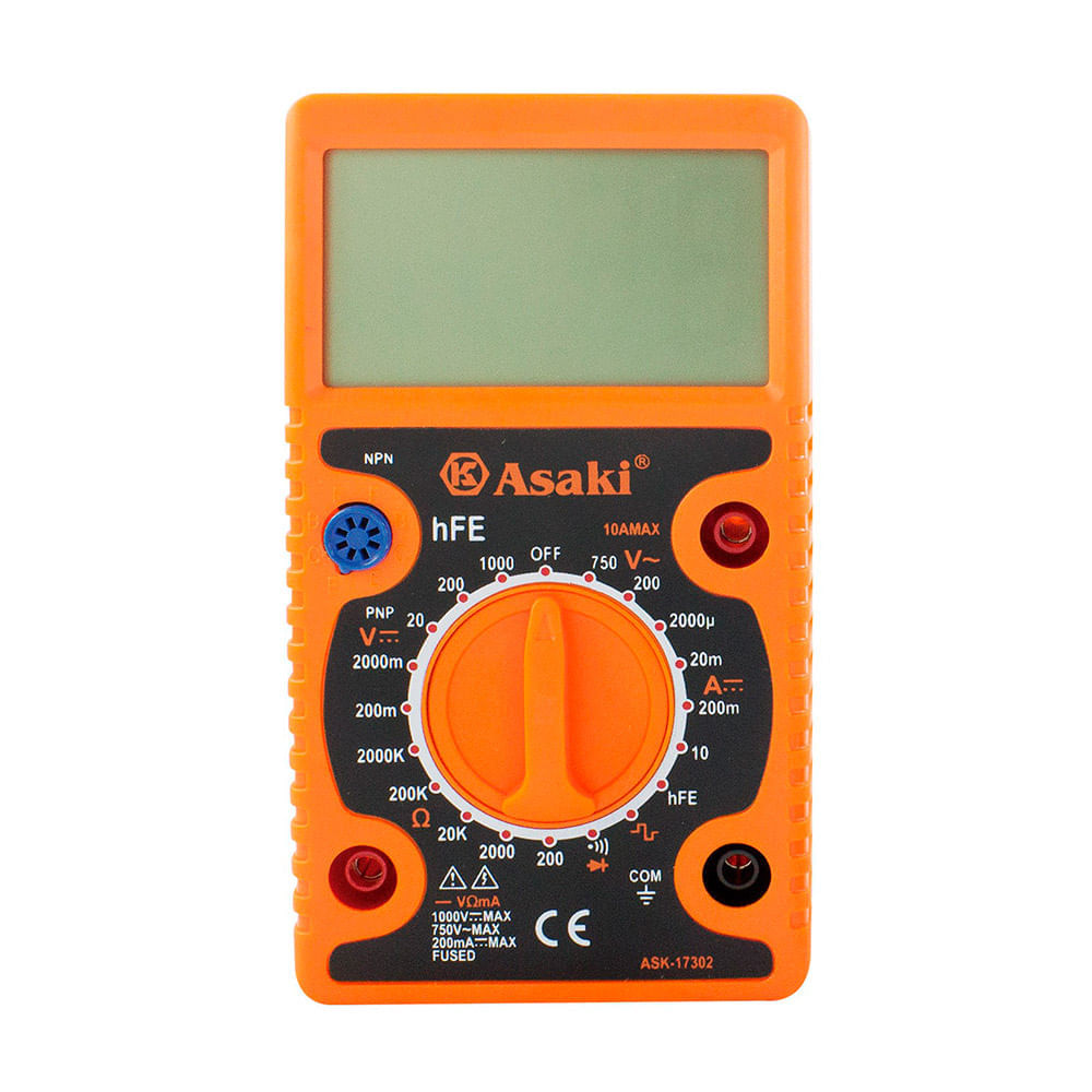 Multitester digital Asaki| plazaVea - plazaVea