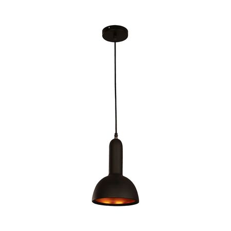 Lámpara Colgante Margot E27 1L Negro Metal Ikelite