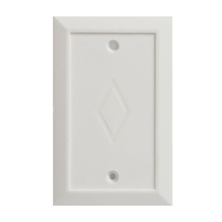Tapa Ciega Rectangular Blanco Luzzini Electric