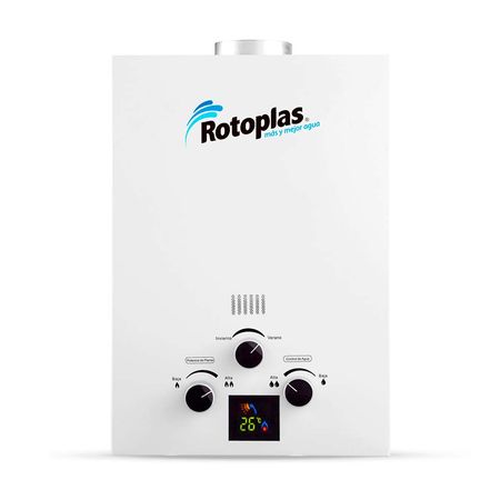 Calentador a gas Flaming 6 litros GLP Rotoplas