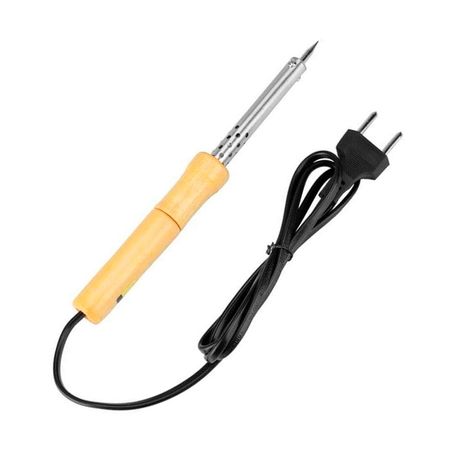Cautín eléctrico 220V-30W T.lápicero madera Promatisa