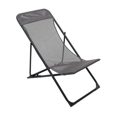 Silla de exterior Relax 3 posiciones Antracita