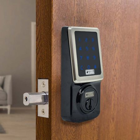 Cerrojo Digital Cantol Modelo 14 Negro de Zamak