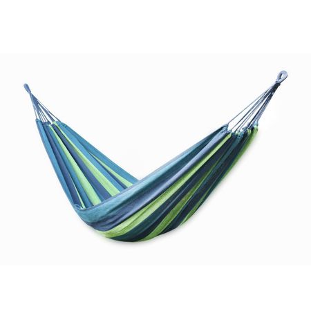 Hamaca colgante modelo básico rayas Celeste Orange