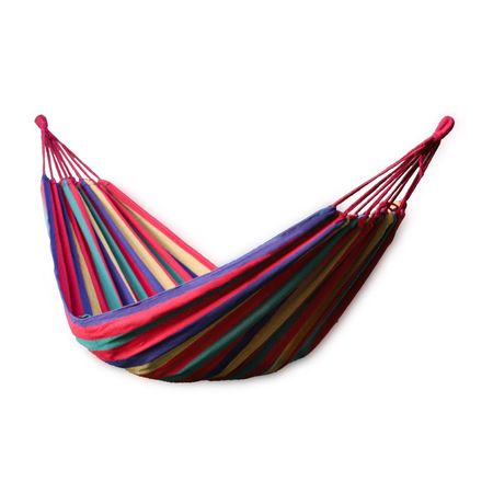 Hamaca colgante modelo básico rayas Multicolor Orange