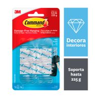 Gancho 3M Command transparente mini