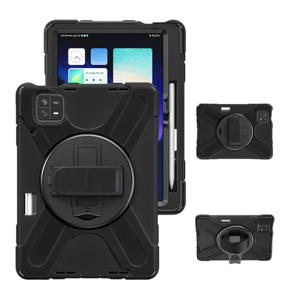 Funda Armor 360° para Tablet Xiaomi Pad 6 Negro