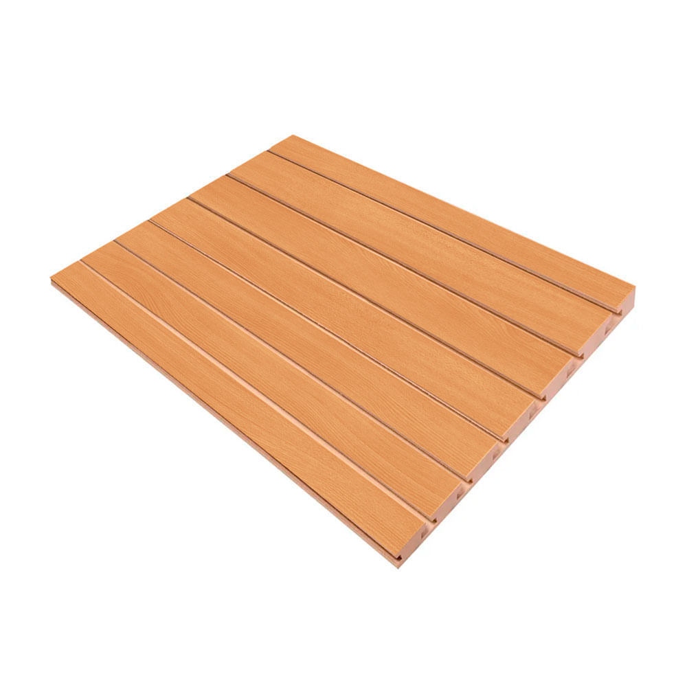 Tablero MDF Ranurado 18mm 1.22 x 2.44m Haya Werken