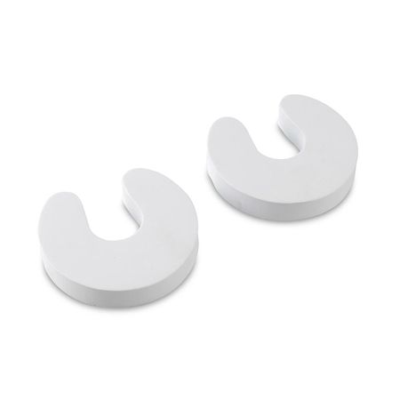 Tope para Puerta Espuma Blanco Zender Modelo 3 1/8' Juego de 2 Unidades