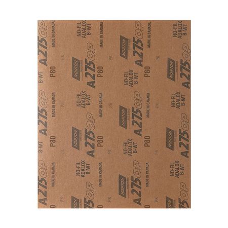 Lija al agua y al seco A275 228x280MM P80 Norton