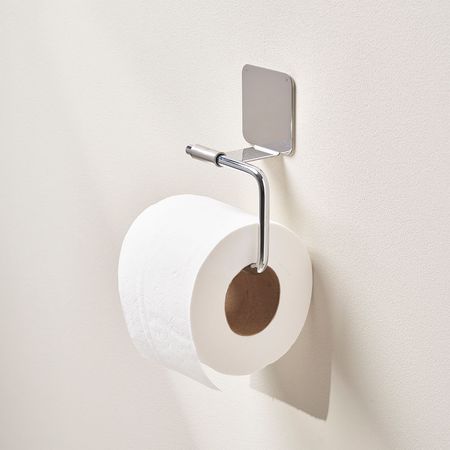 Porta rollo Sensea adhesivo Tiger Cromado