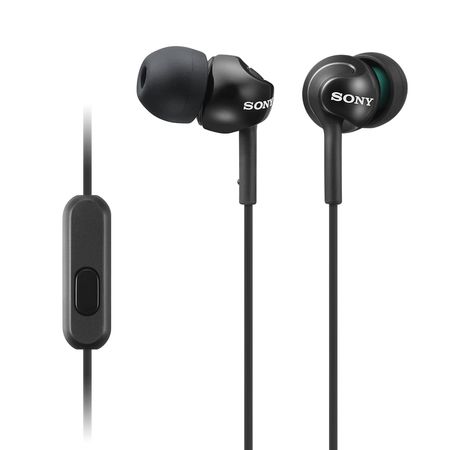 Audífonos Earbuds Sony MDREX110AP Negro con Micrófono