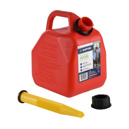 Galonera de Plástico para Gasolina 5 litros Scepter Corporation