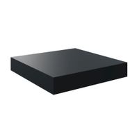 Repisa Flotante Spaceo 23x23.5cm Negro